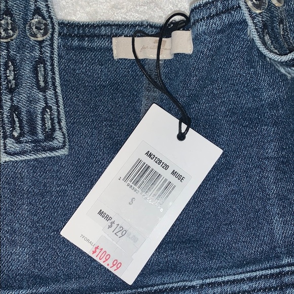 7 for all mankind corset top - Picture 5 of 6